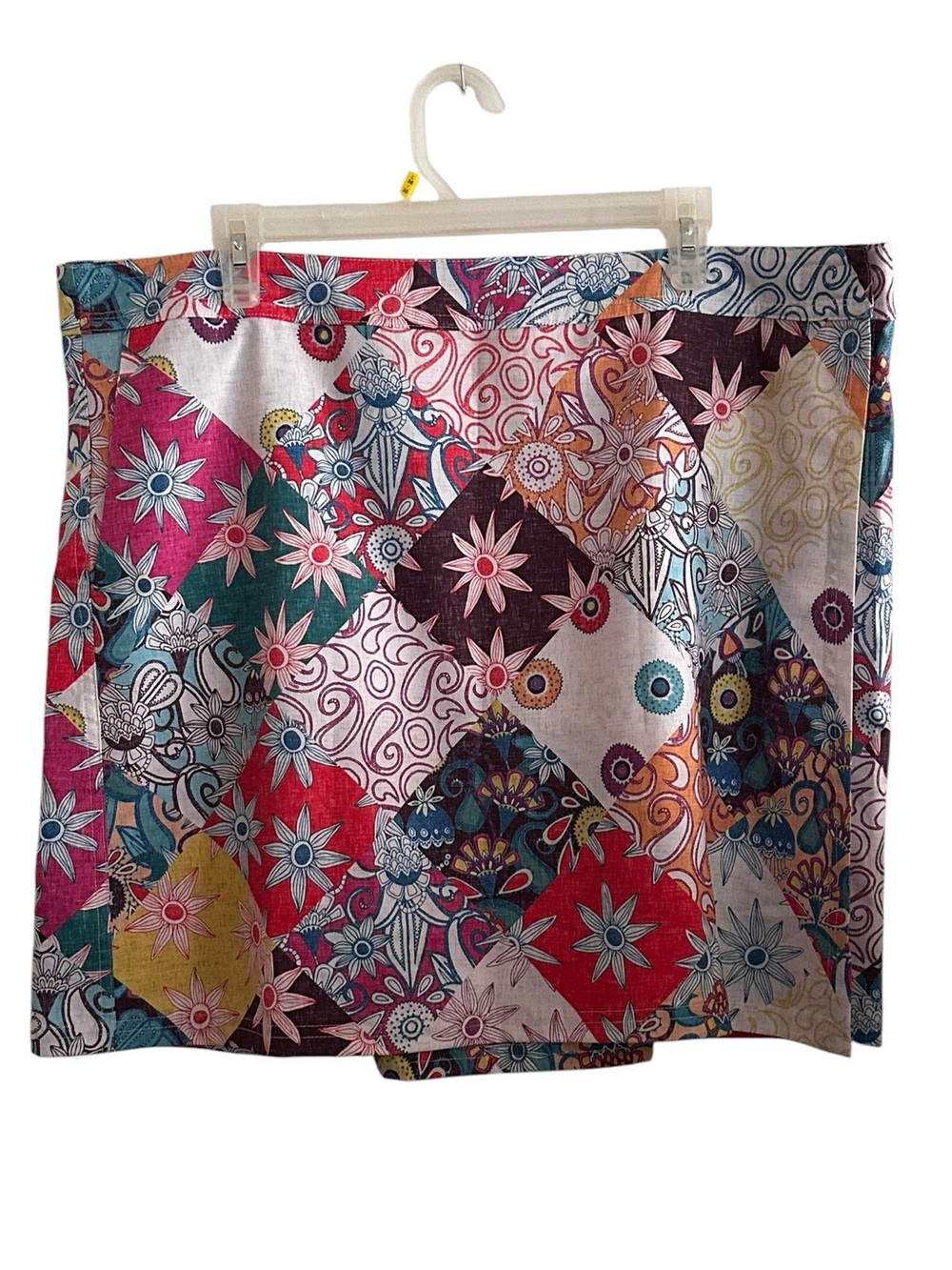 Ripskirt Hawaii Multicolor Patchwork Floral Mini‎ Skirt Size XXL 📦